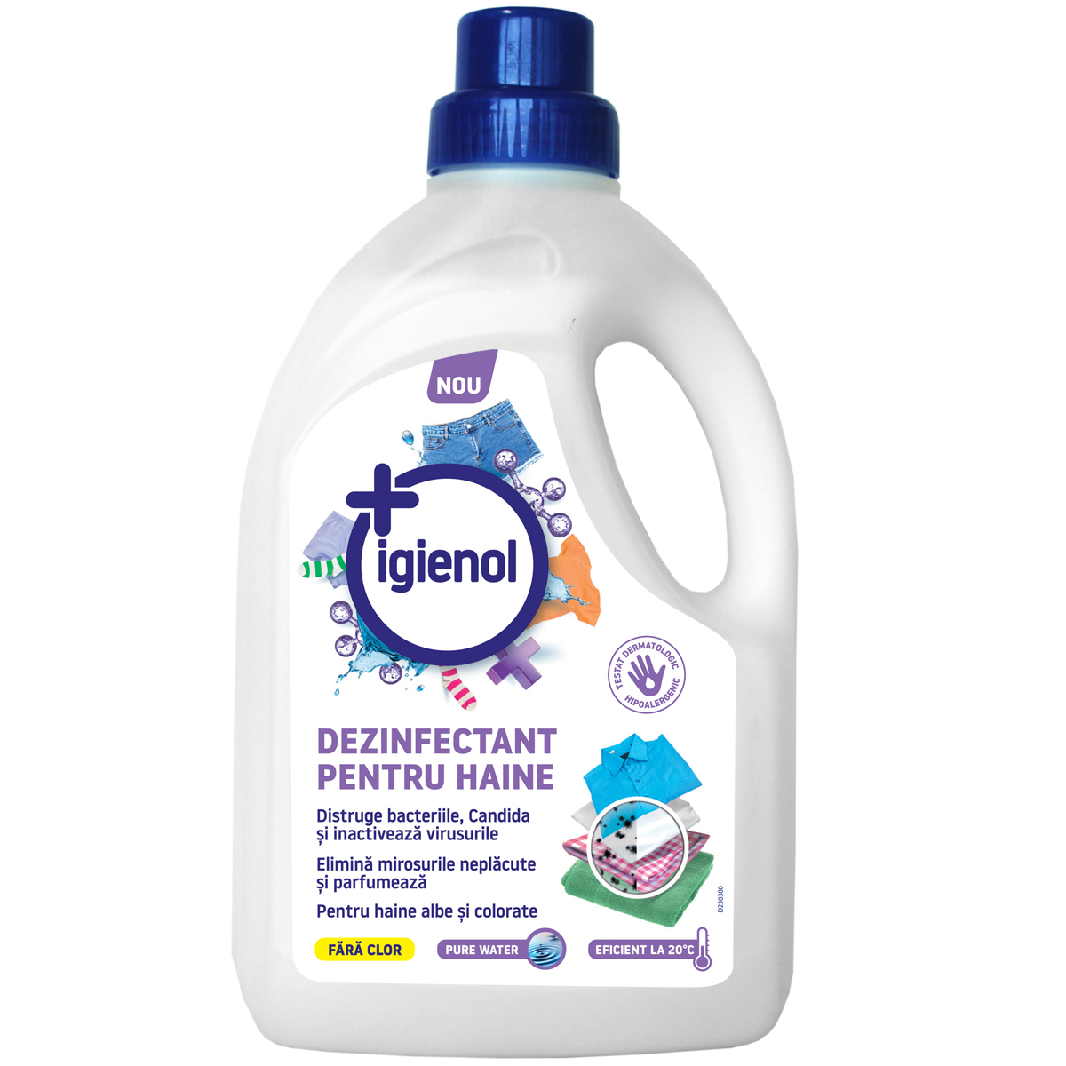 igienol lichid dezinfectant1.5l pure water