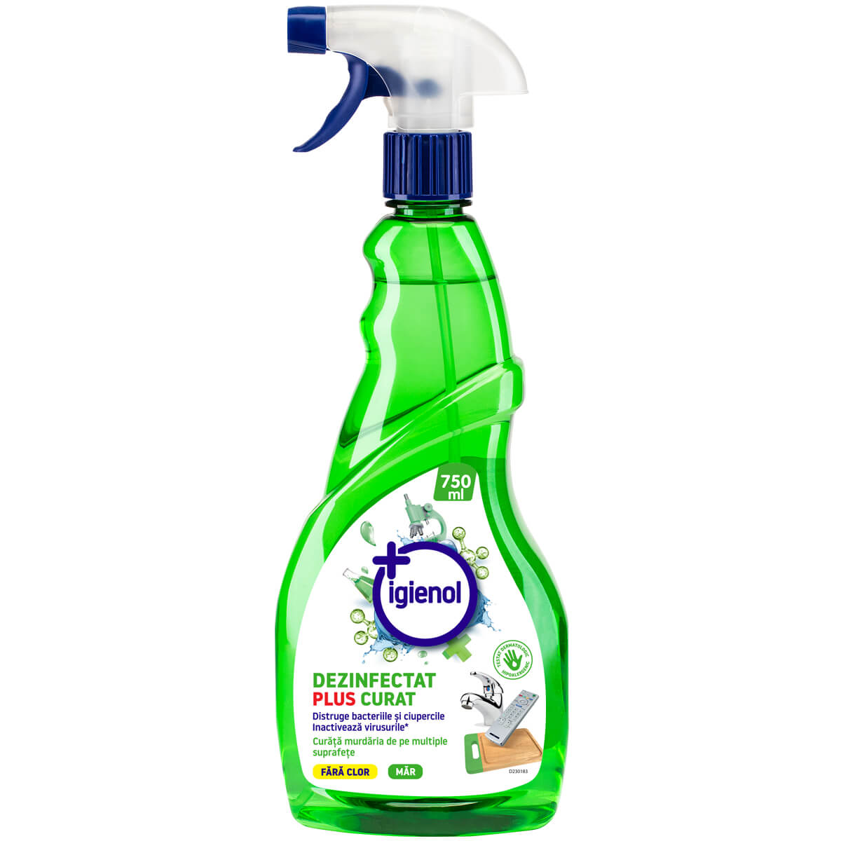 igienol triger dezinfectant mar verde 750ml