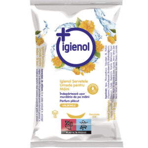igienol refreshing wipes 15 pcs galbenele