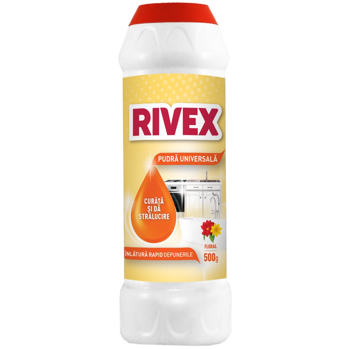 rivex pudra universala floral 500g