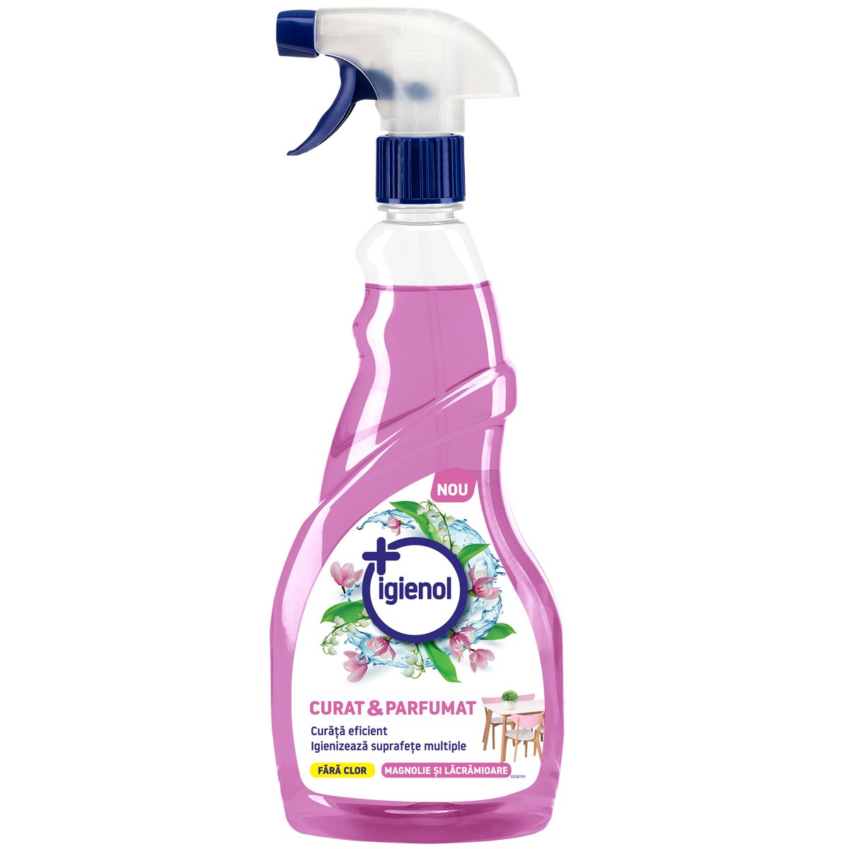 igienol apc trigger magnolie si lacramioare 750ml